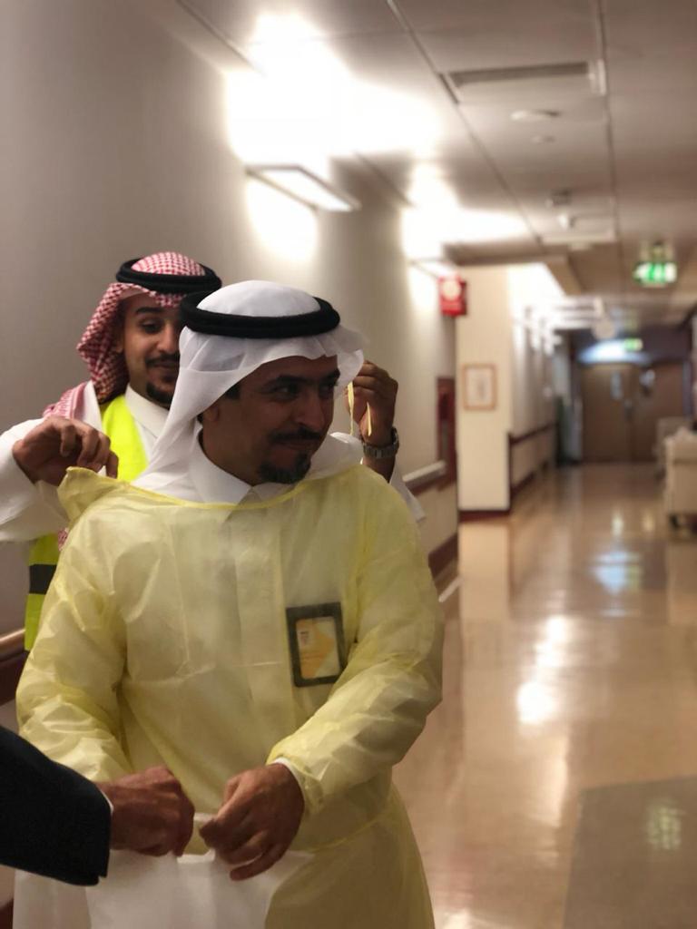 زيارة منسوبي البنك لمركز الملك عبدالله للأورام