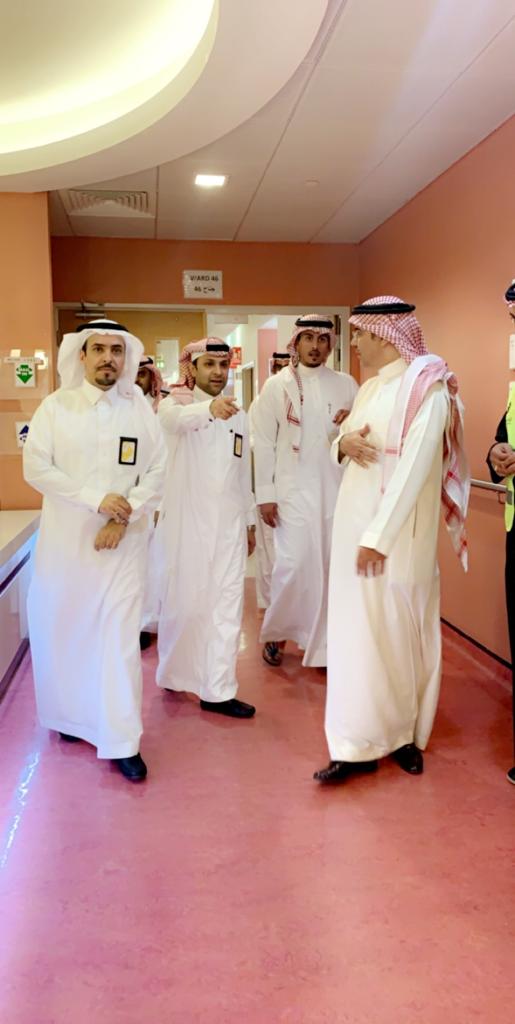 زيارة منسوبي البنك لمركز الملك عبدالله للأورام