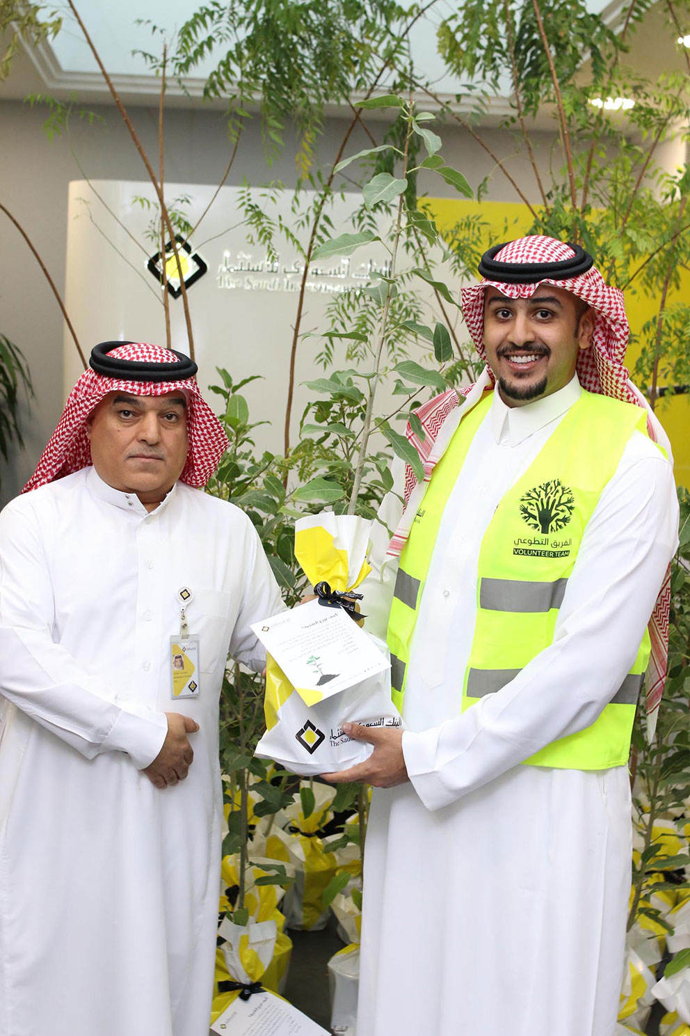 حملة التشجير بالتعاون مع أمانة مدينة الرياض