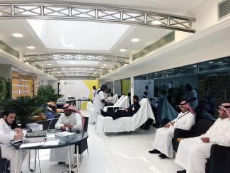 البنك السعودي للاستثمار ينظم حملة تبرع بالدم لمستشفى الملك فيصل التخصصي ومركز الأبحاث